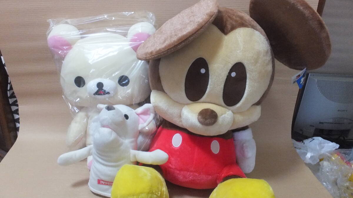 ★超格安!! 大きなミッキーマウスとリラックマのぬいぐるみ+おまけ ★拍卖