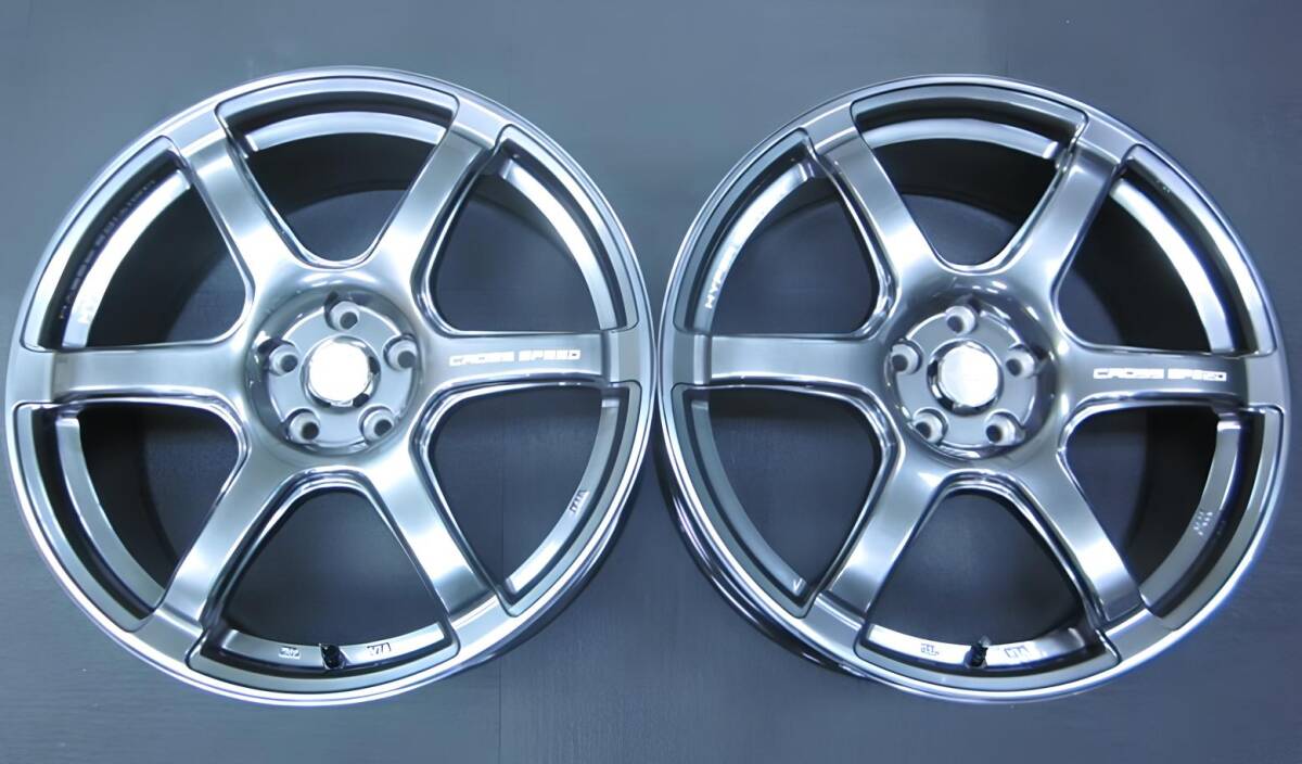 86 BRZ (2本のみ ブレンボ4POTキャリパー対応) 18インチ 8.0Jインセット+45 5穴 PCD100 ダイヤモンドブラック 中古走行無 カローラスポーツ拍卖