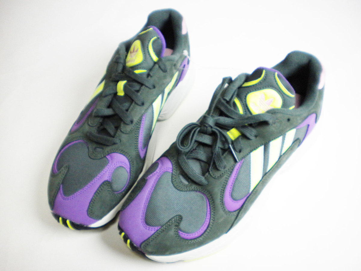 訳あり 新品 ♪★ アディダス adidas スニーカー YUNG-1 グレー パープル メンズ BD7655 シューズ 靴 28.5cm ★ 20308拍卖