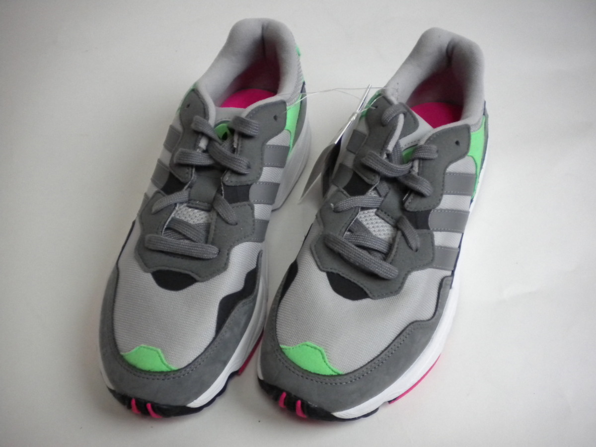 訳あり 新品 ♪★ アディダス adidas スニーカー YUNG-96 グレー グリーン メンズ F35020 シューズ 靴 27.5cm ★ 20310拍卖