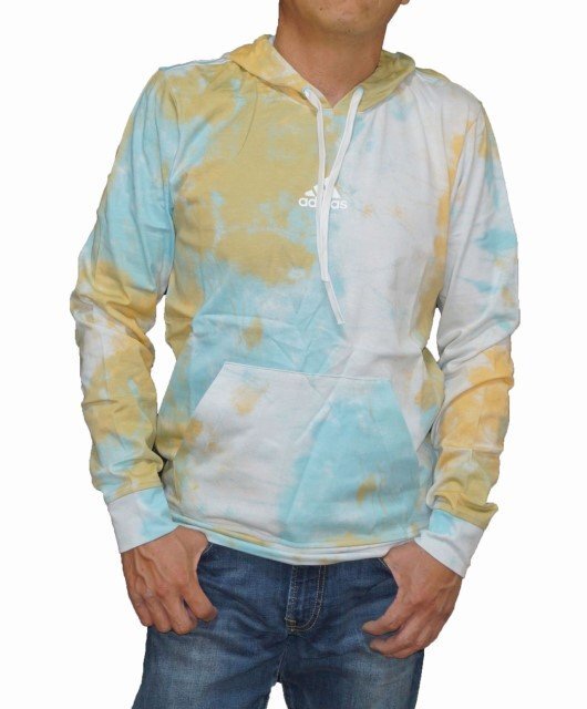 新品 ♪★ アディダス adidas プルオーバー パーカー タイダイ GK9632 メンズ スウェット フーディー 薄手 表記サイズS ★ 25104拍卖