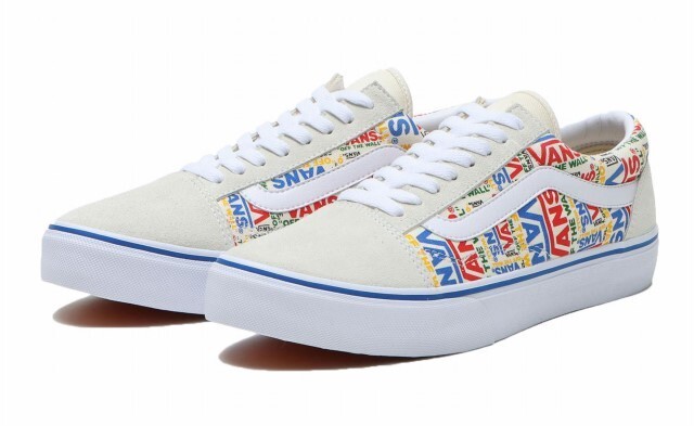 新品 ♪★ バンズ VANS スニーカー オールドスクール マルチ ロゴ V36CF メンズ ホワイト ローカット OLD SKOOL US9(27.0cm)★25110拍卖