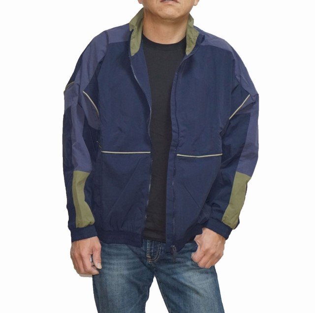 新品 ♪★ アディダス adidas ナイロンジャケット 紺 HD0071 ウィンドブレーカー オーバーサイズ ネイビー ジャケット サイズM ★ 25103拍卖