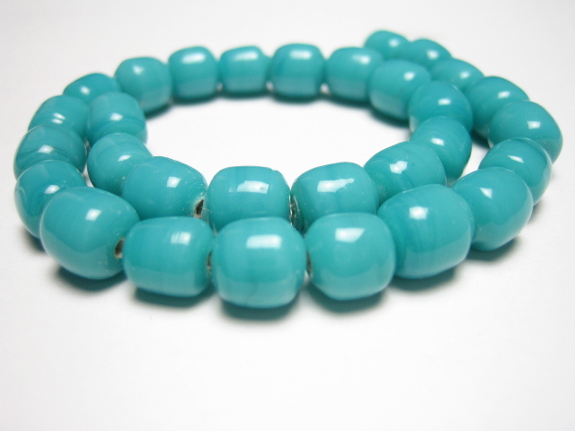 ◎●グラスビーズ トンボ玉 水色 30個セット   とんぼ玉       NO.12 ガラスビーズ拍卖