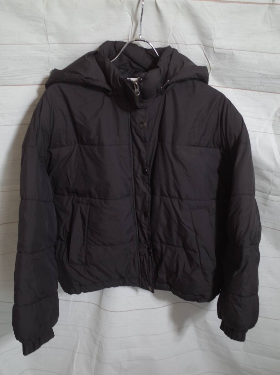 レディース pl707 AZUL BY MOUSSY アズールバイマウジー イタリアLIMONTA社製 THERMORE サーモア パーカー ジャケット M ブラック拍卖