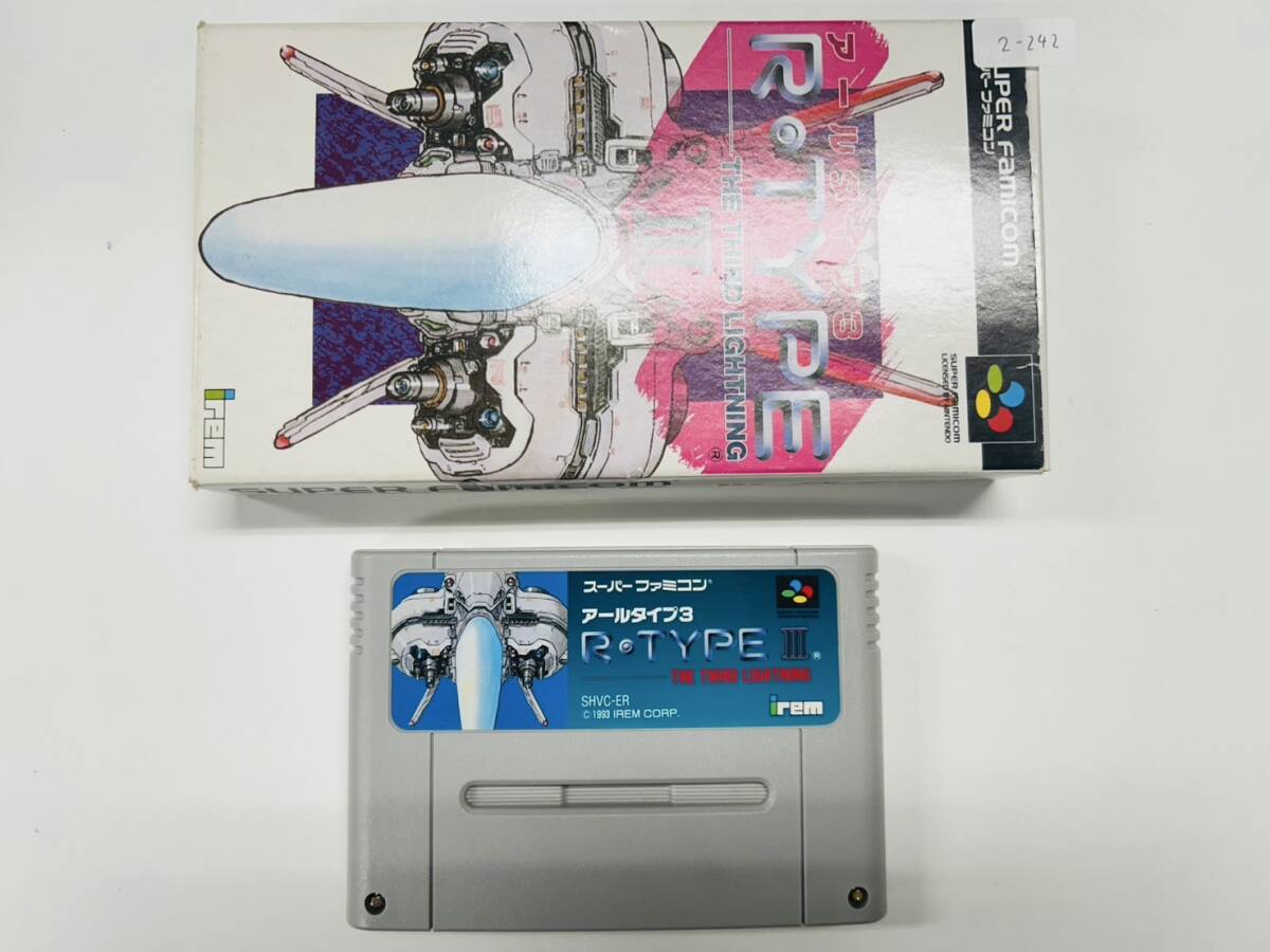 Nintendo スーパーファミコン アールタイプ3 動作確認済み スーファミ 2-242拍卖