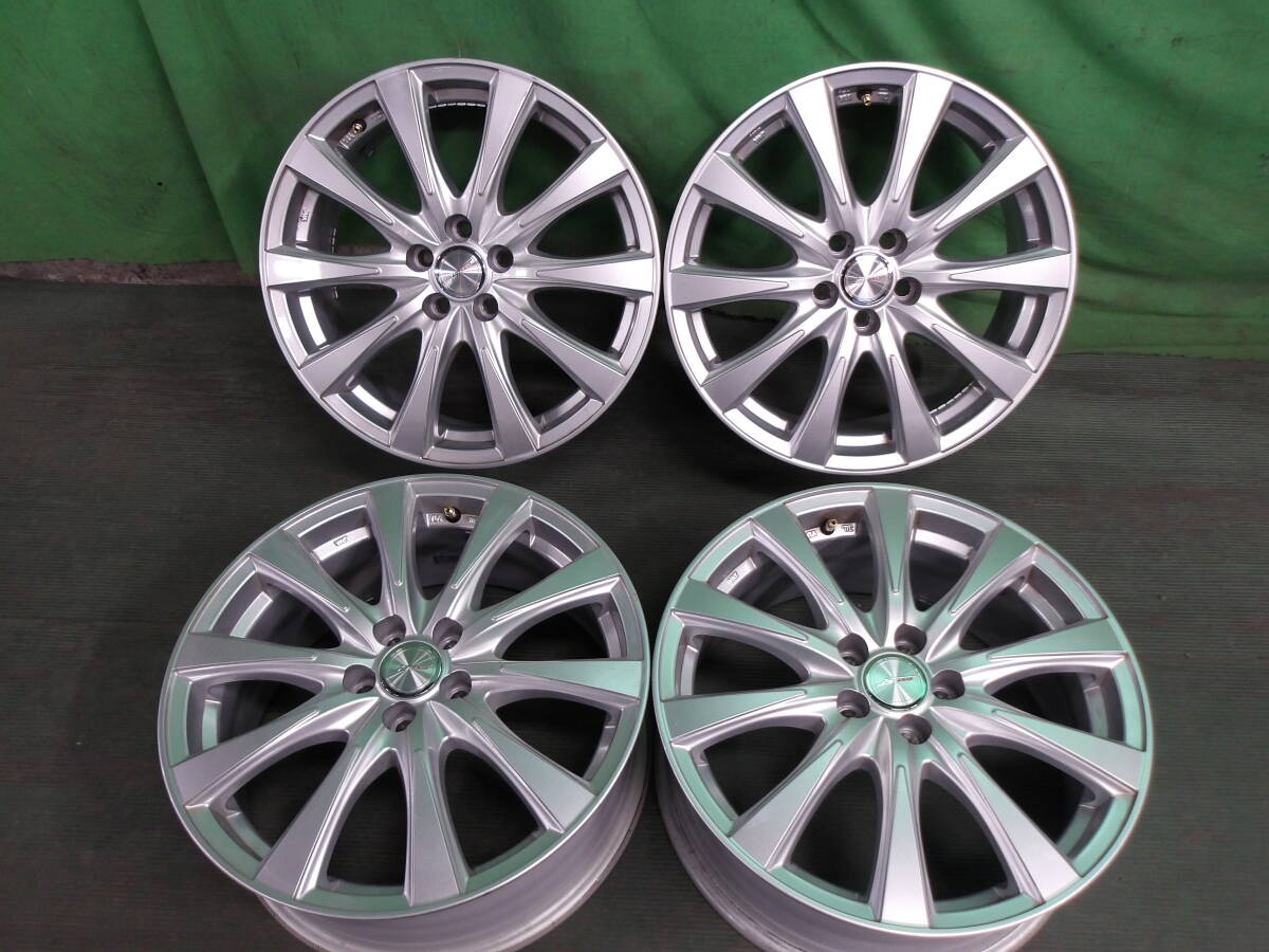 ☆ ホイール JOKER 17×7J +48 PCD100 5H シルバー 4本 拍卖
