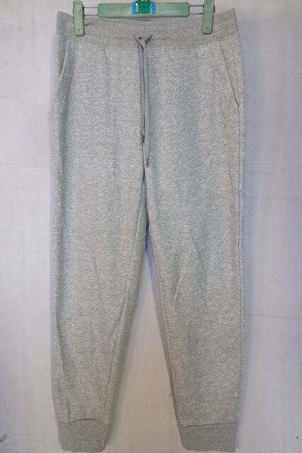 UNIQLO/ユニクロ/ボアスウェットパンツ/241-428341/テーパードシルエット/裾リブ素材/ライトグレー杢/Mサイズ(2/5R7)拍卖