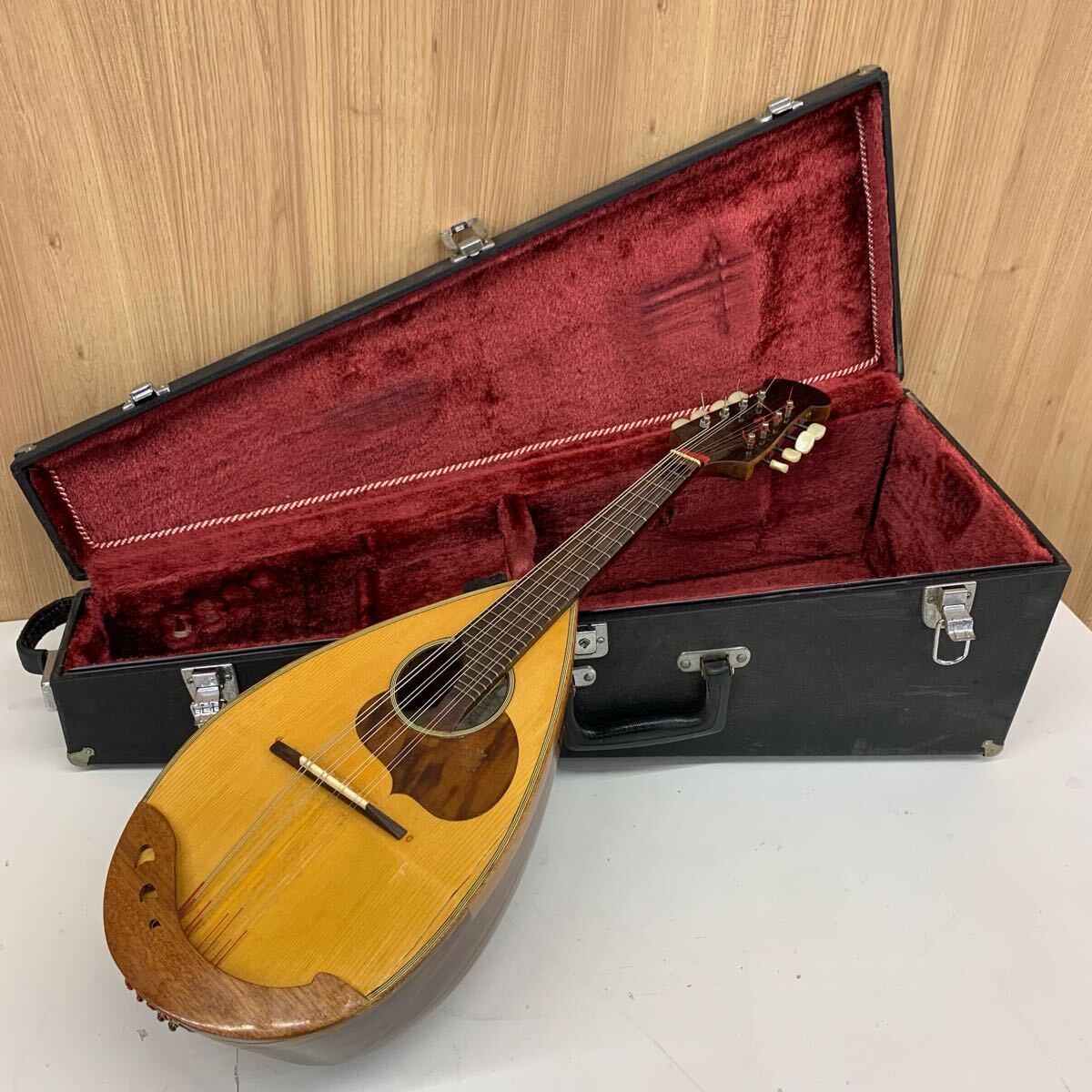 【R2】 Raffaele Calace 型番不明 マンドリン Anno 1987 ラファエレカラーチェ ジャンク 破損品 used 2921-64拍卖