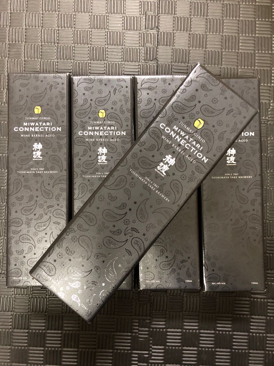 ★新品未開封★神渡 純米吟醸ワイン樽貯蔵 MIWATARI CONNECTION(箱有)720ml ×5本拍卖