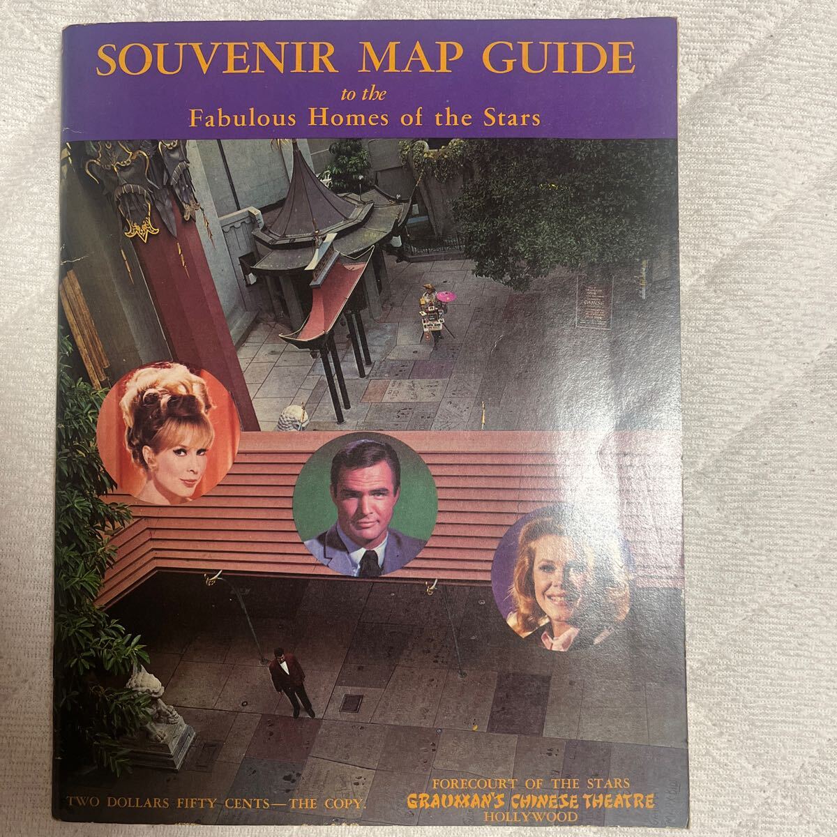 SOUVENIR MAP GUIDE to the Fabulous Homes of the Stars ハリウッドスターの邸宅ガイド拍卖