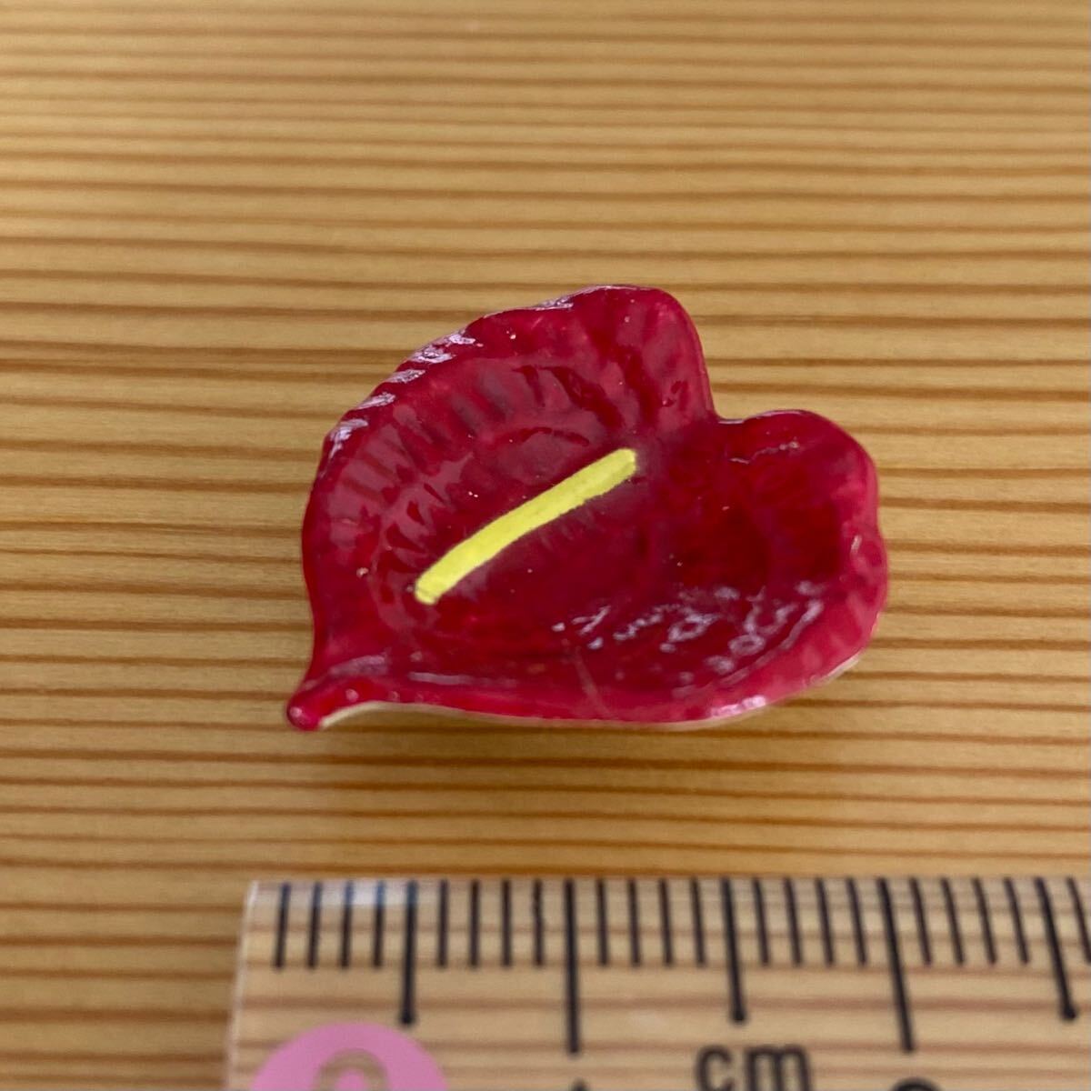 リーメント(単品)*アンスリウムのお皿*ぷちサンプル バラ売り ミニチュア Re-Ment 食器 皿 アイラブハワイ拍卖