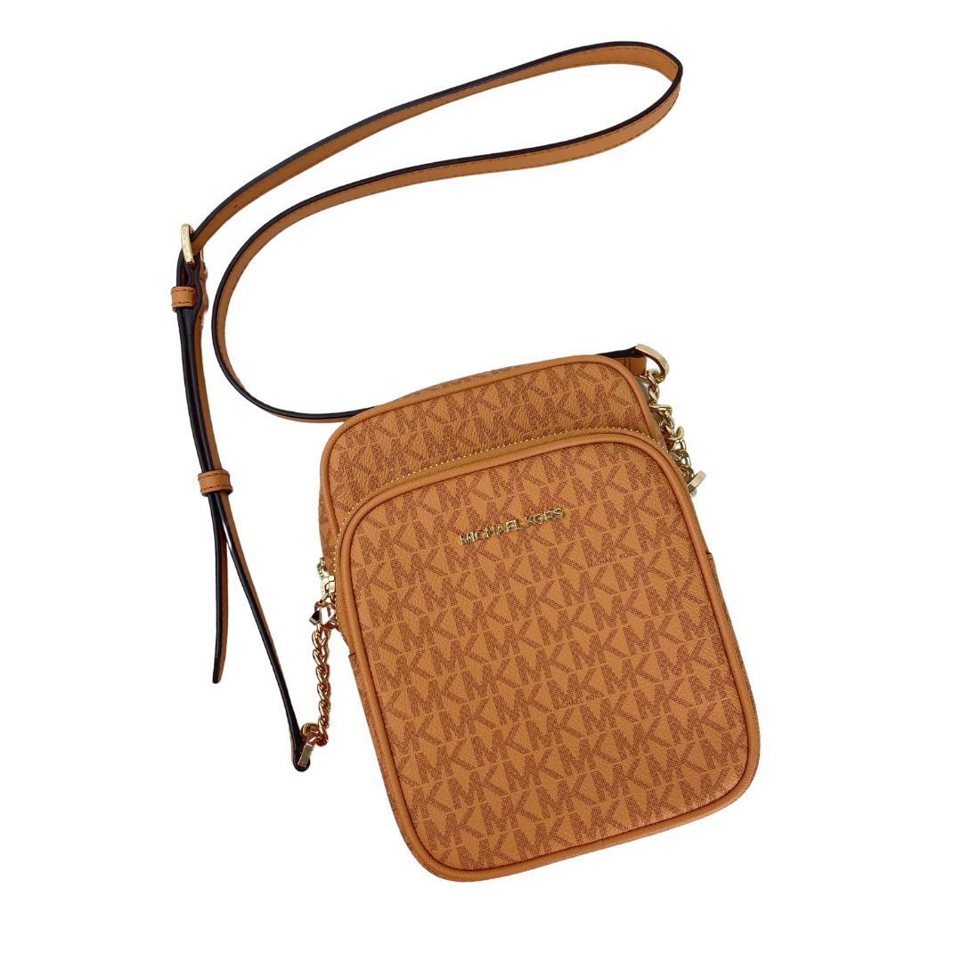 極美品 マイケル・コース ジェットセットトラベルミディアムシグネチャーロゴ ショルダーバッグ (01501)拍卖