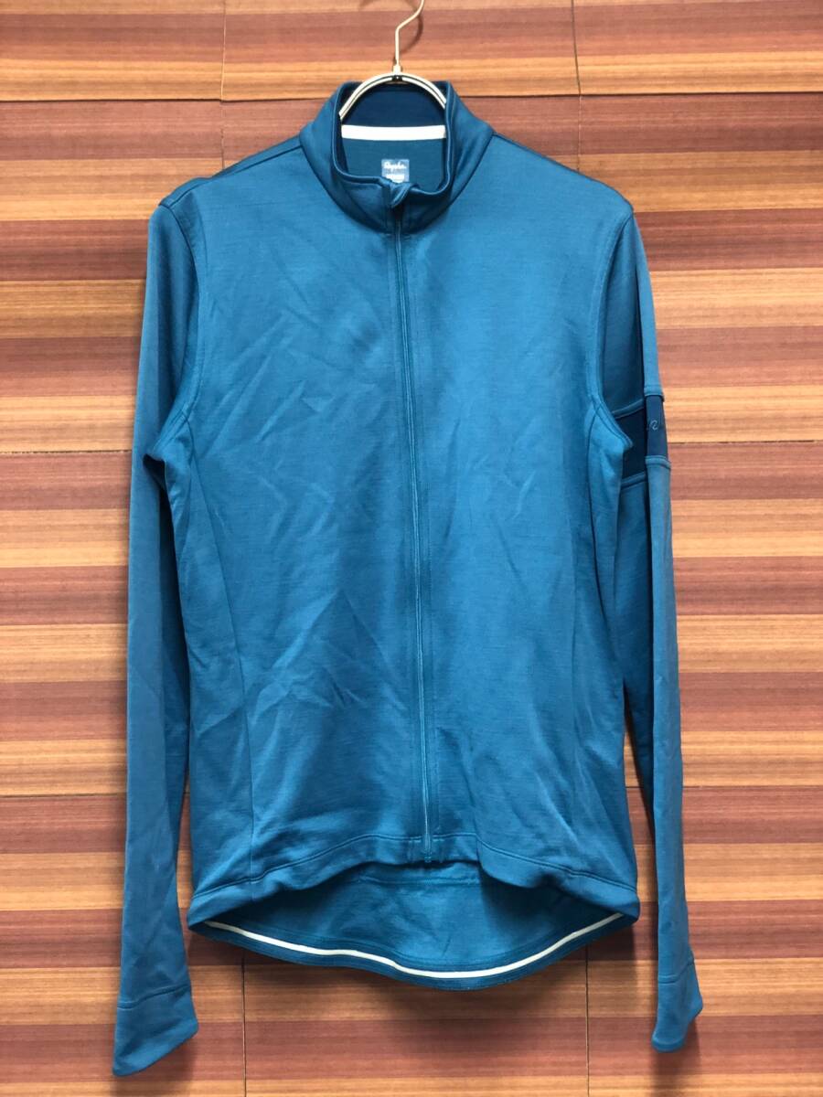IR112 ラファ Rapha LONG SLEEVE JERSEY 長袖 サイクルジャージ 緑 M拍卖