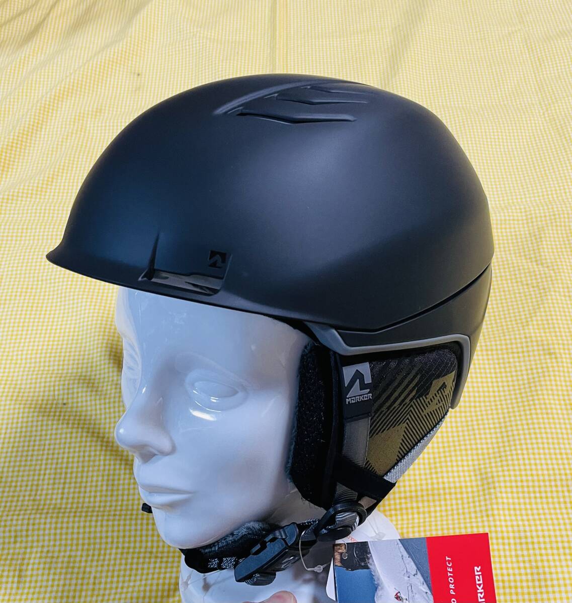 【即決】新品・未使用MARKER AMPIRE2 BLACK マーカーヘルメット ダイヤル調節軽量高性能モデル ブラック Mサイズ49%OFF拍卖