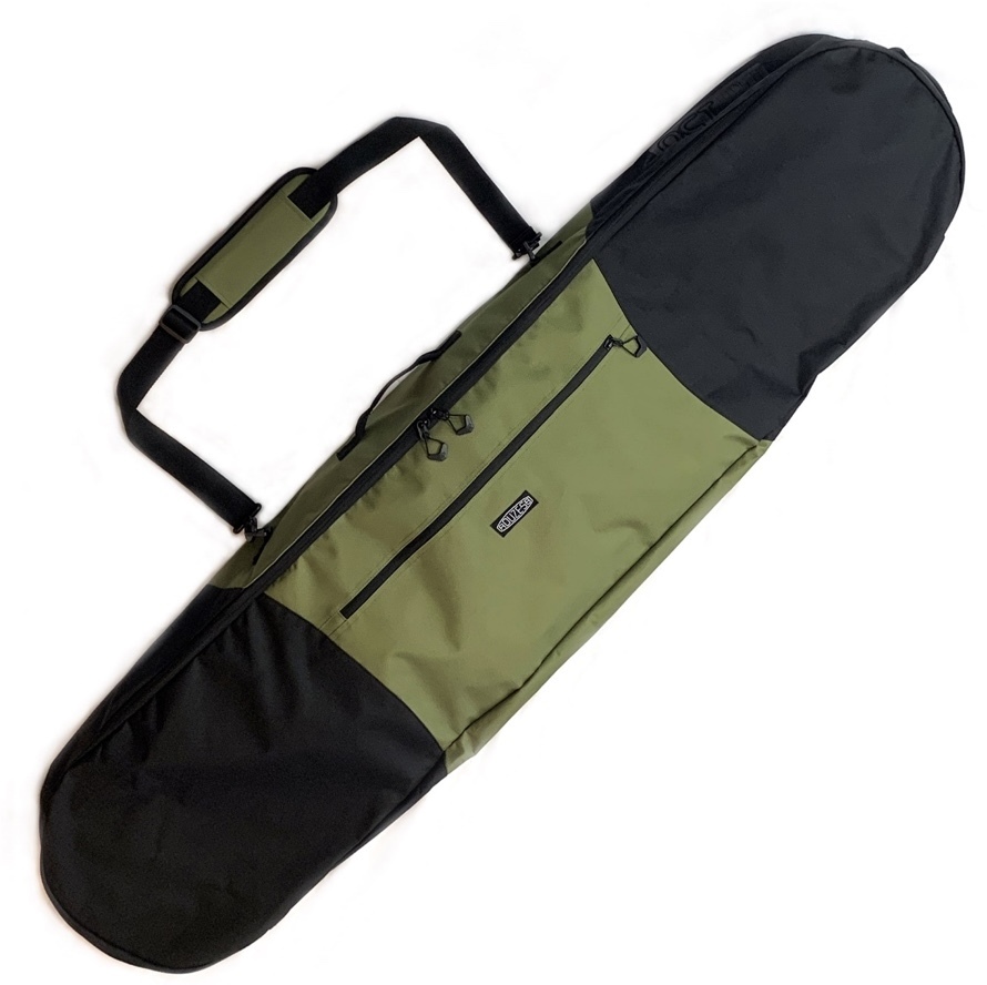 【即決】新品・未使用 ROUZE ボードケース RZB574 BLACKxKHAKI 150cm 背負う、担ぐ、提げる、軽量3WAY 全部収納 ブラックカーキ拍卖
