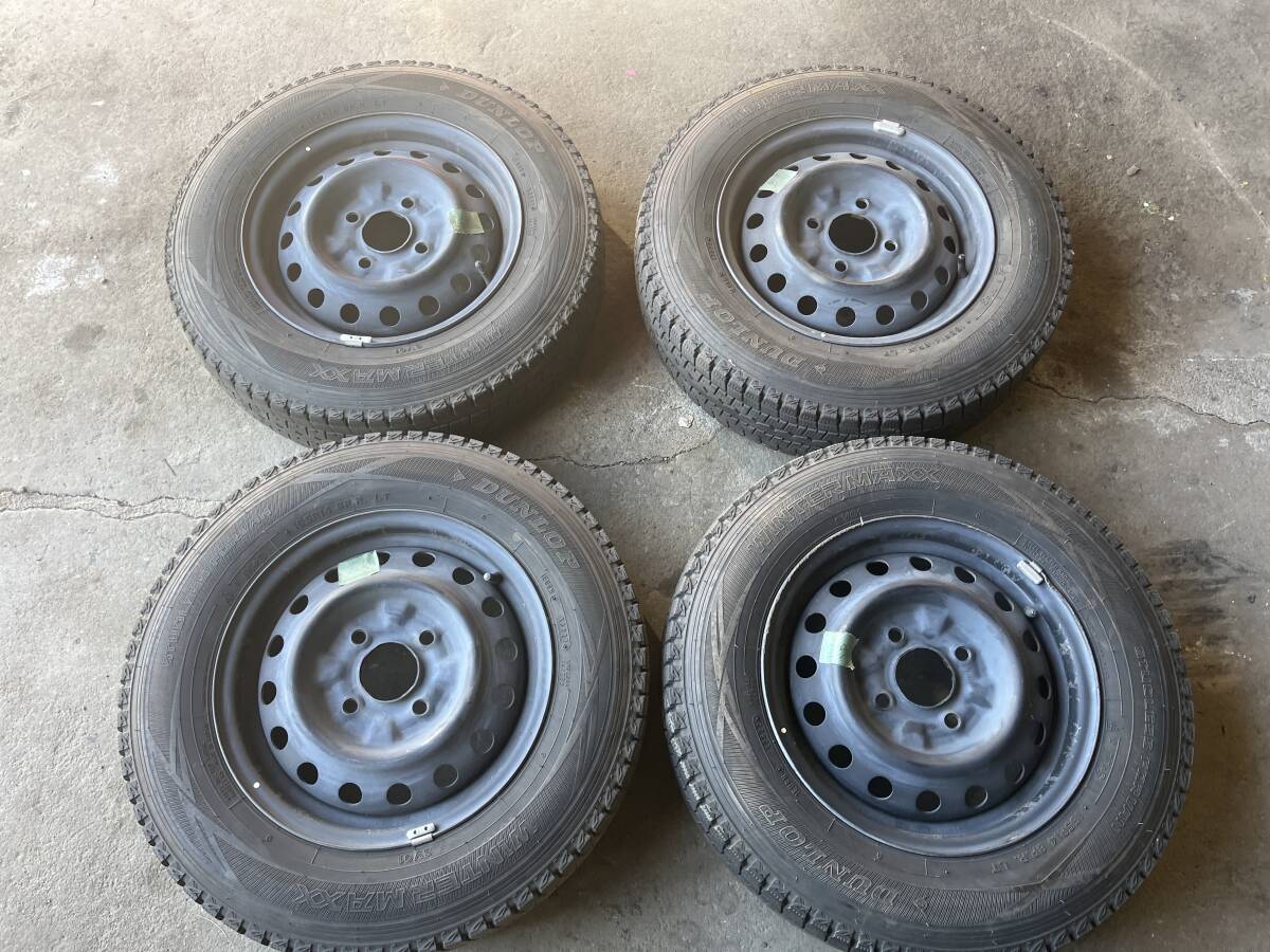 165R14 8PR 2022年製 中古タイヤ【4本】Dunlop 拍卖