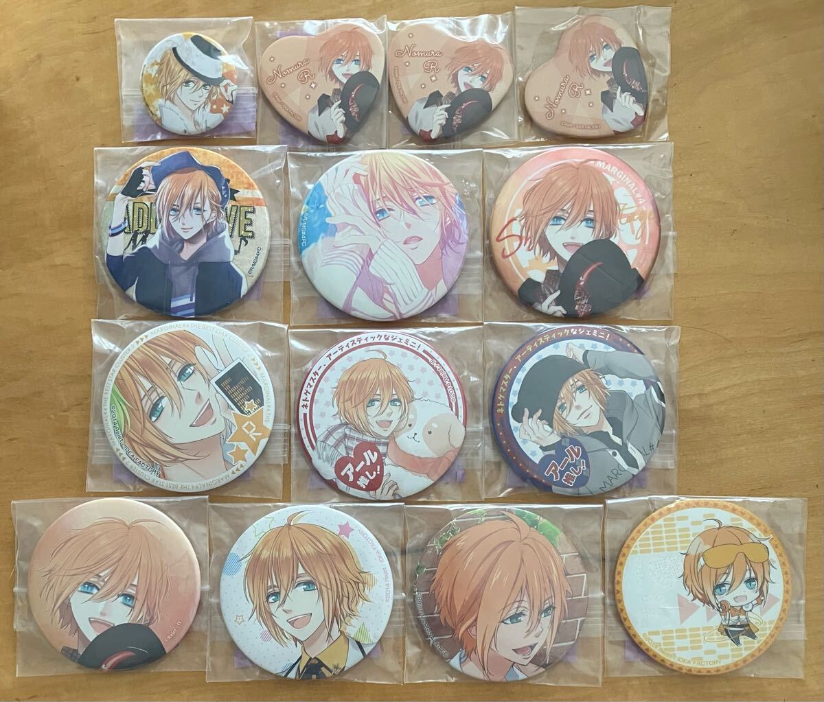 MARGINAL#4 マジフォー 缶バッジ まとめ売り 野村アール拍卖