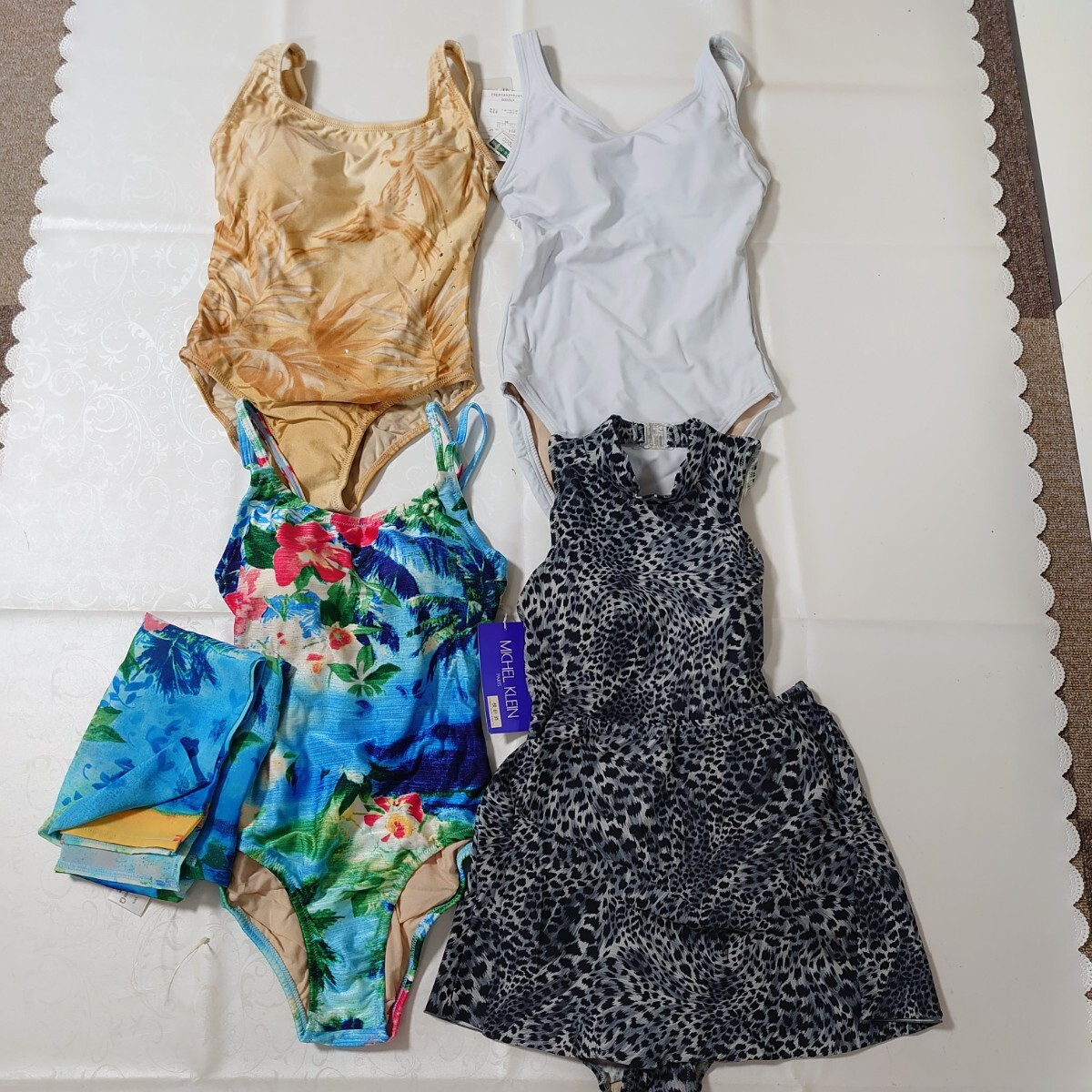 0205B◆未使用 水着 フィットネス レジャー Mサイズ 4着 レディース拍卖