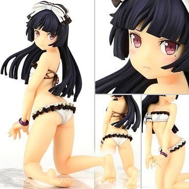 中古フィギュア 黒猫・MIZUGIバージョン 「俺の妹がこんなに可愛いわけがない。」 1/7 PVC塗装済み完成品拍卖