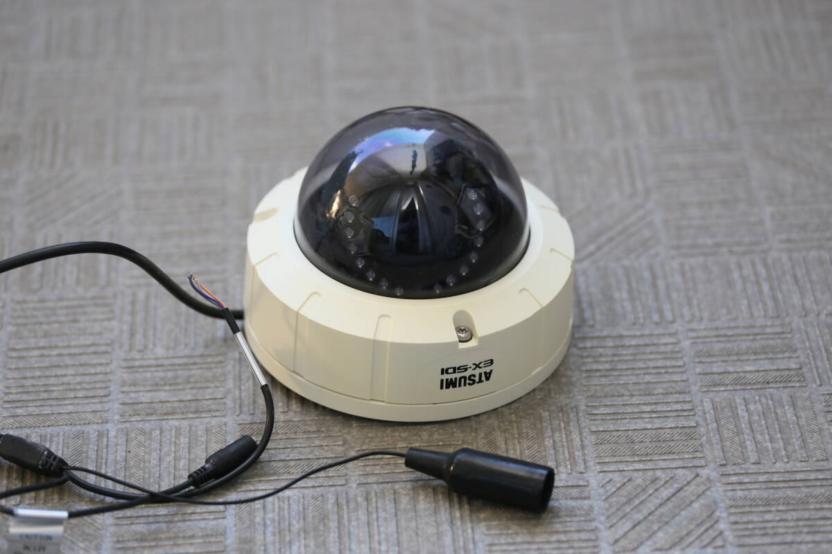 【作動OK】アツミ電氣 ATSUMI 200万画素 HD-SDI EX-SDI 防犯カメラ EX4210 屋内ドーム型 メガピクセルレンズ付 業務仕様拍卖