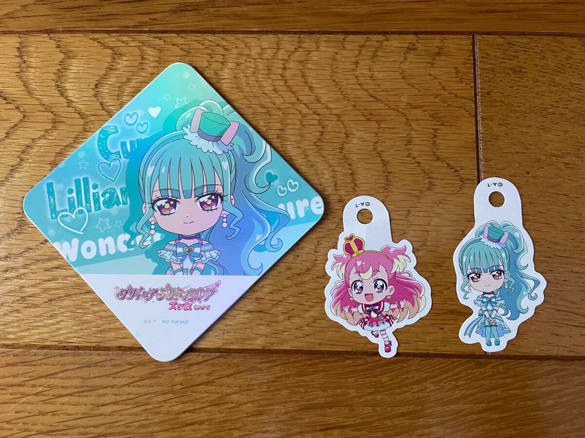 わんだふるぷりきゅあ!ズッ友カフェ コースター&ピック キュアリリアン キュアワンダフル拍卖
