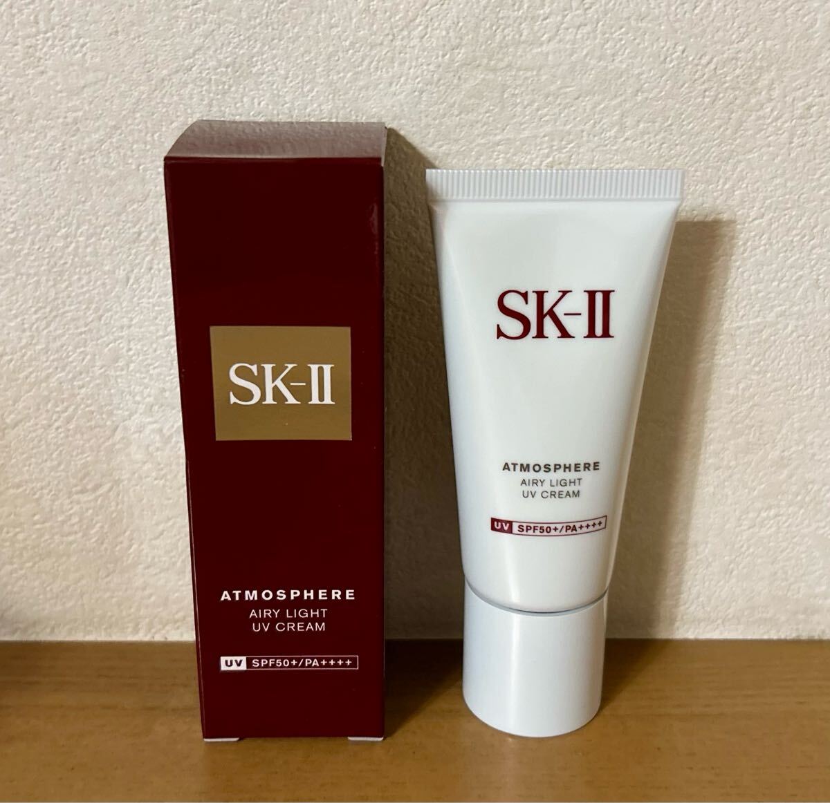 【送料無料】SK-Ⅱ アトモスフィア エアリーライトUVクリーム(日やけ止め美容クリーム)未使用 SK2拍卖