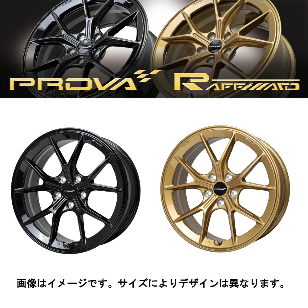【2025年4~5月発売予約受付】 PROVA プローバ ラフィナート Raffinato 4本セット 5/114.3 18x8.5J +42 プレミアムブラック(PMBK) WRX STI拍卖