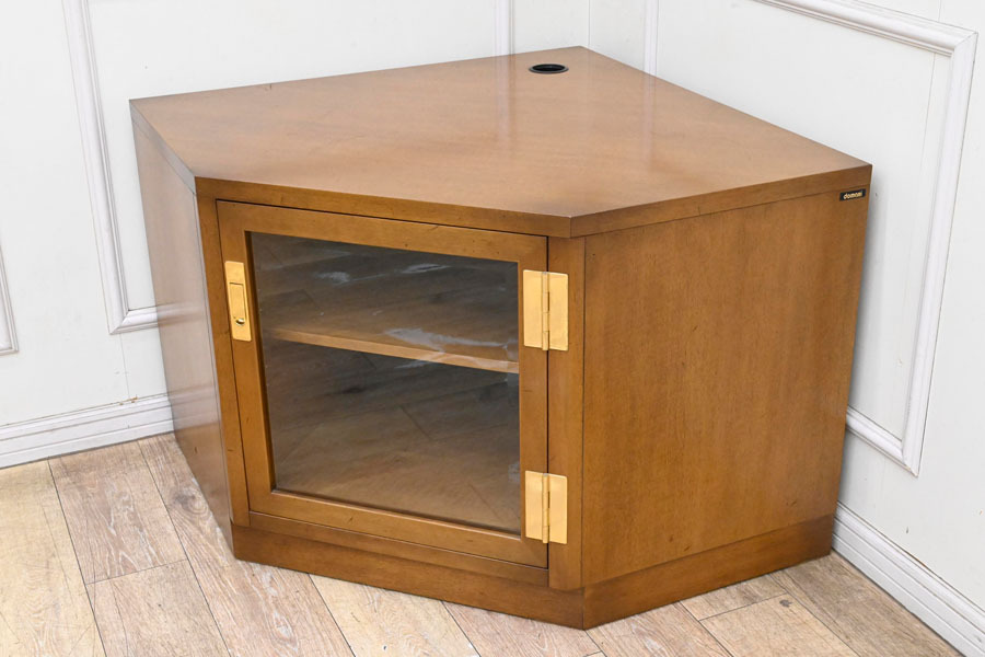 DZ323カリモク 最高峰 ドマーニ モーガントン コーナーボード テレビボード ローボード AVサイドボード コーナーテレビ台 オーディオラック拍卖