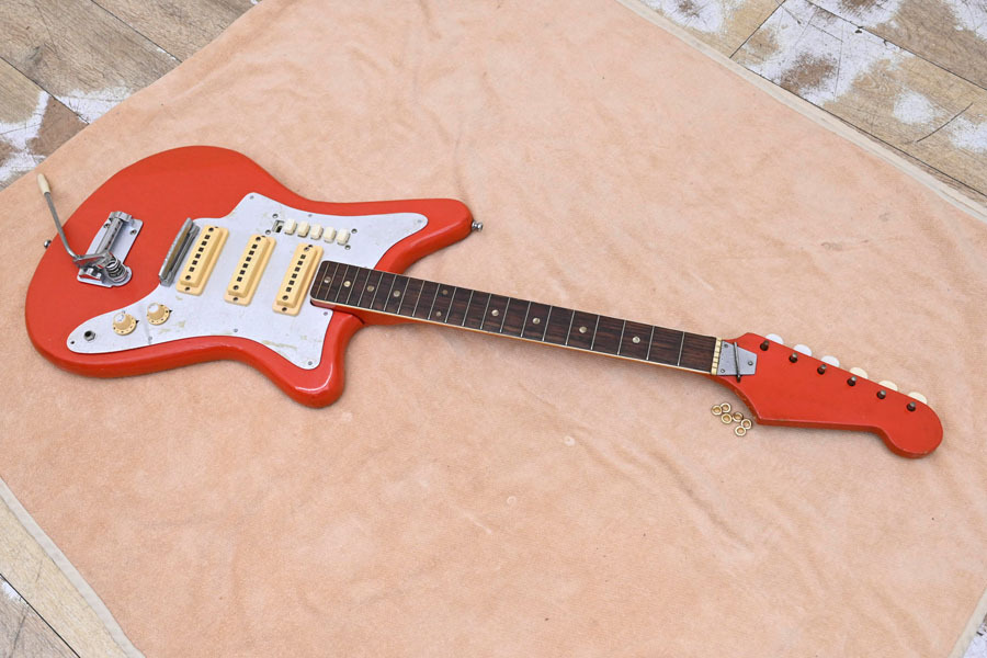 HZ22 ジャパンビンテージ 希少 Pleasant SEL-220 ビザールギター エレキギター プリザント アンティーク拍卖