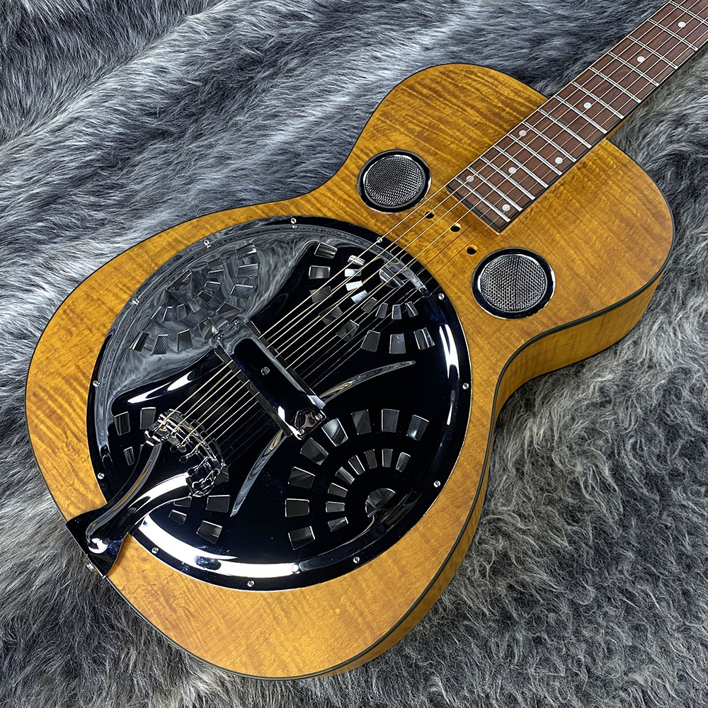 Dobro Hound Dog Deluxe Round Neck Vintage Brown拍卖