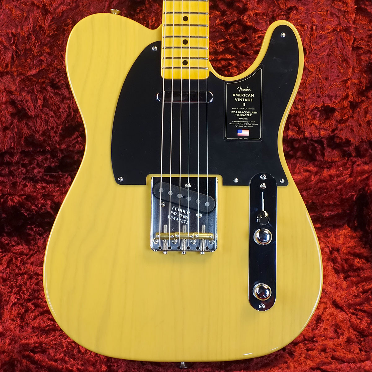 Fender American Vintage II 1951 Telecaster Butterscotch Blonde拍卖