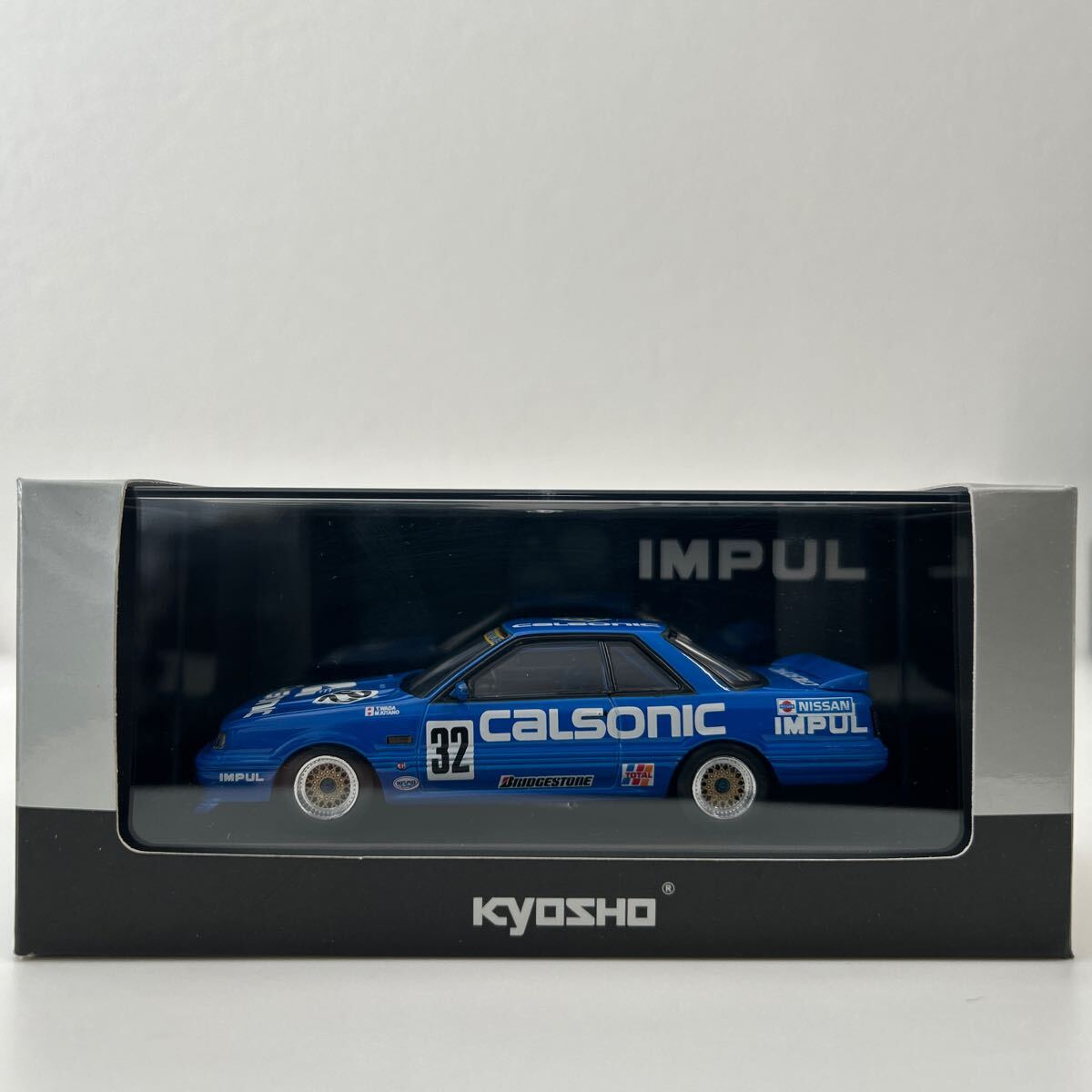 京商 1/43 CALSONIC SKYLINE GTS-R #32 カルソニック スカイライン 富士スピードウェイ 1988年 JTC 日産 IMPUL R31 ミニカー モデルカー拍卖