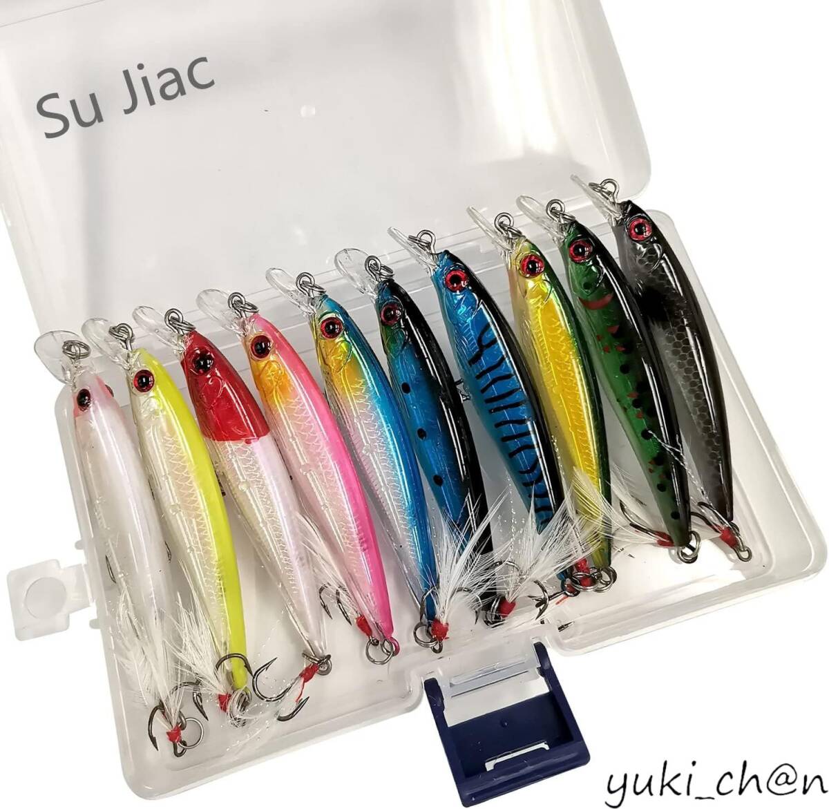 ルアーセット シンキングミノー ペンシルベイト フィッシングルアーセット (10本セット) シーバス ヒラメ シンキングミノー拍卖