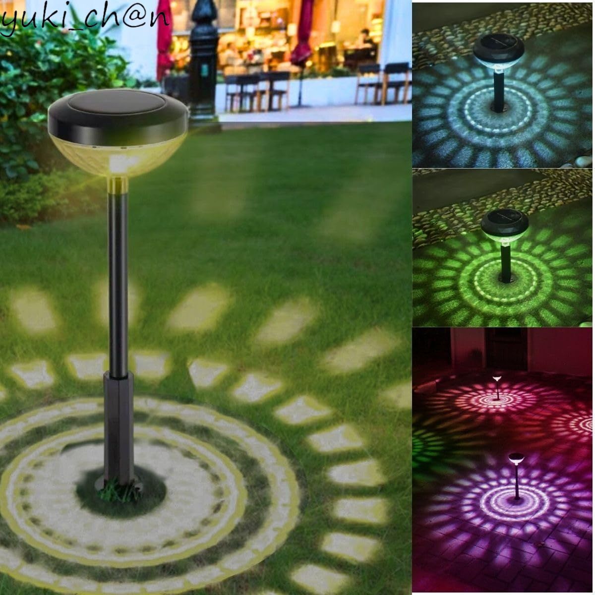 ガーデンライト ソーラーライト IP65 防水 おしゃれ 超高輝度LED 照明 地中埋込型ライト セキュリティ 4個セット拍卖