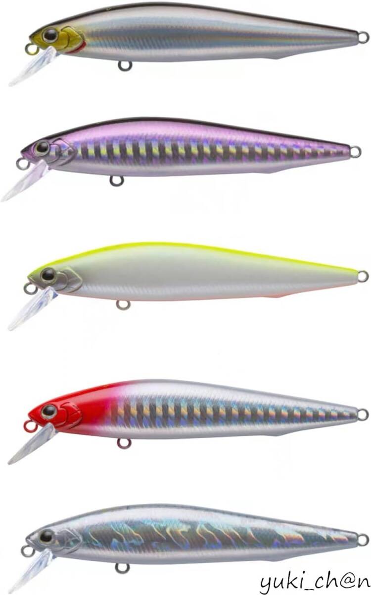 シンキングミノー 5個セット ぶっ飛び トラウト タングステン重心移動 14g シーバス チヌ バス サクラマス拍卖