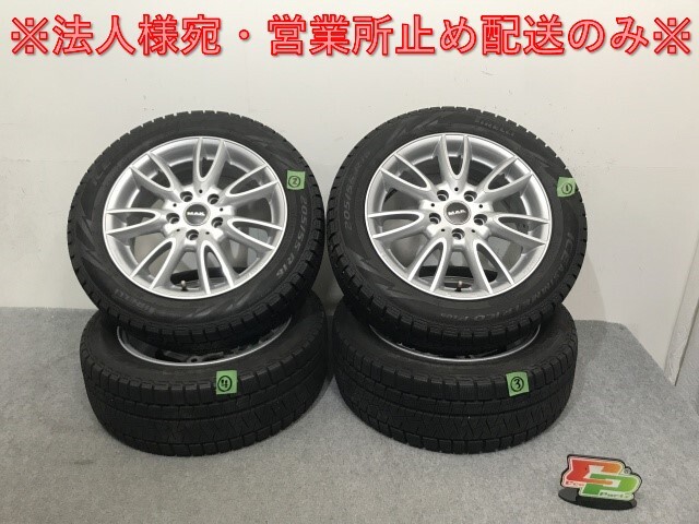売切!MINI/2シリーズ等 MAK 社外 タイヤ ホイール キャップ スタッドレス 4本セット 16x6.5J/ET54/5穴 5H/PCD112/ハブ径66mm(133636)拍卖