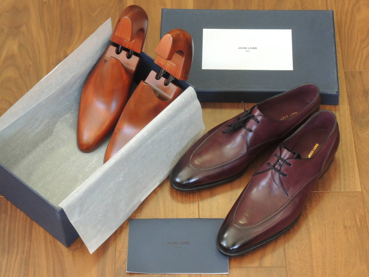 新品 45万円 世界500足限定イヤーモデル ジョンロブ JOHN LOBB 2022 HENLEY 10.5 文句なく最高峰の傑作モデル拍卖