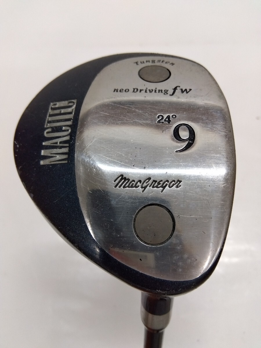 MacGregor MACTEC FW 9W 24度 flex:R メンズ右 オリジナルカーボンシャフト フェアウェイウッド マグレガー マックテック拍卖