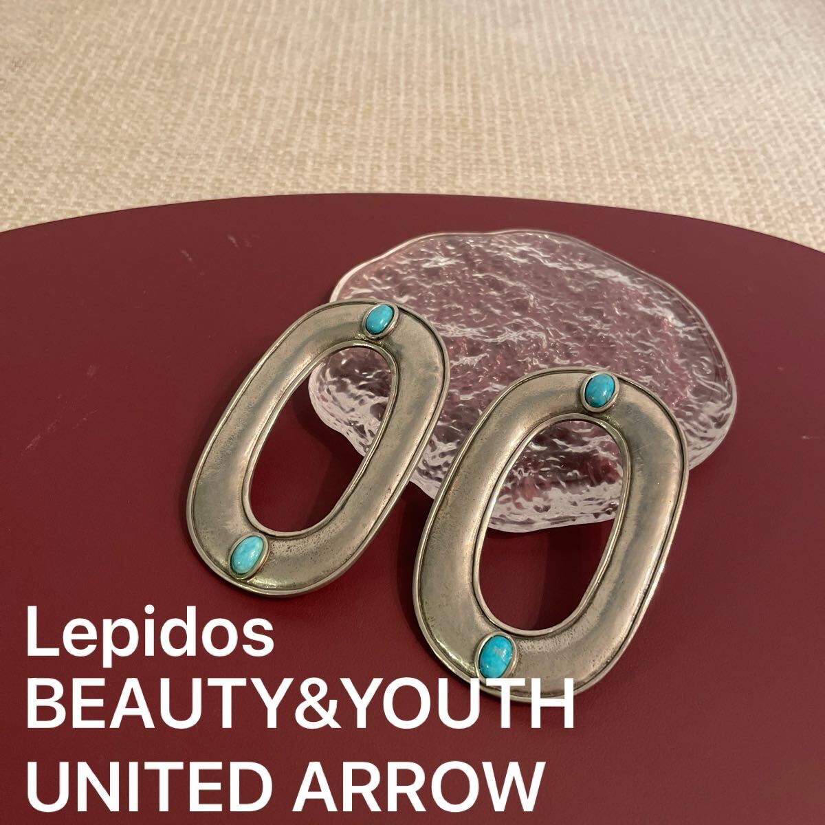 Lepidos ピアス シルバー ターコイズ ヴィンテージ風 エスニック レピドス ユナイテッドアローズ レディース アクセサリー 美品拍卖