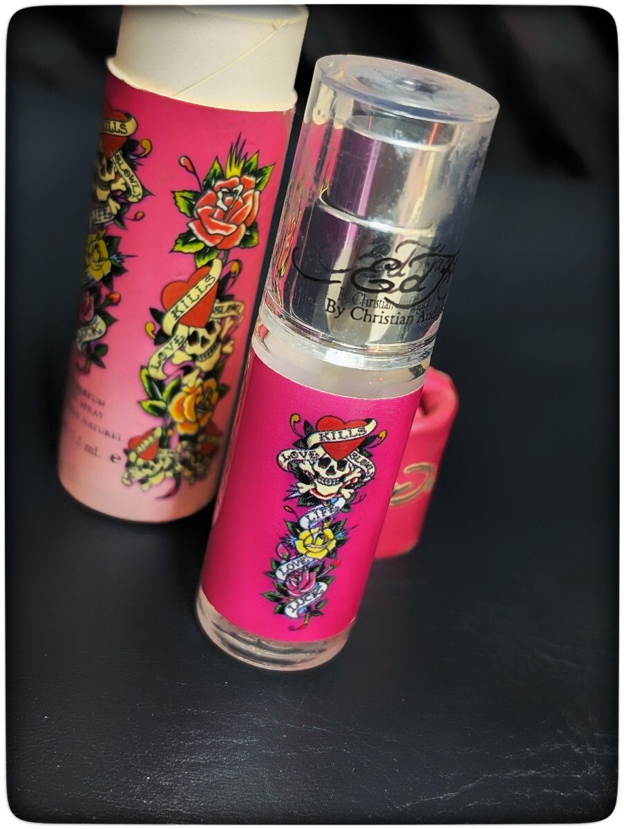 【美品 空容器】香水の残り香付き エドハーディ ウーマン EDP 100ml拍卖