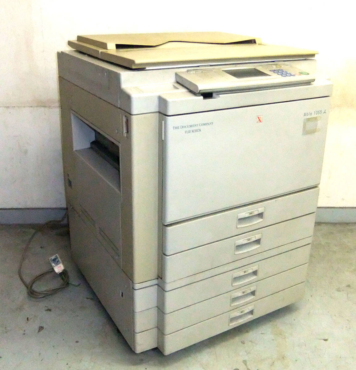 Fuji XEROX Able 1355 富士ゼロックス 広幅複合機(コピー機)100V 【 動作 確認済】中古品拍卖