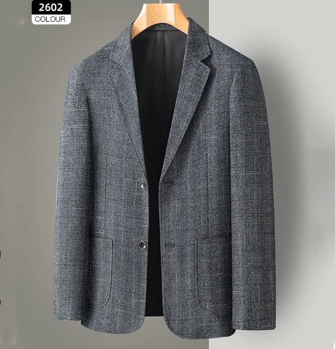 テーラードジャケット スーツジャケット メンズ*新品 ブレザー 春服秋服薄め紳士服 カジュアルジャケット【20748】2602 2XL拍卖