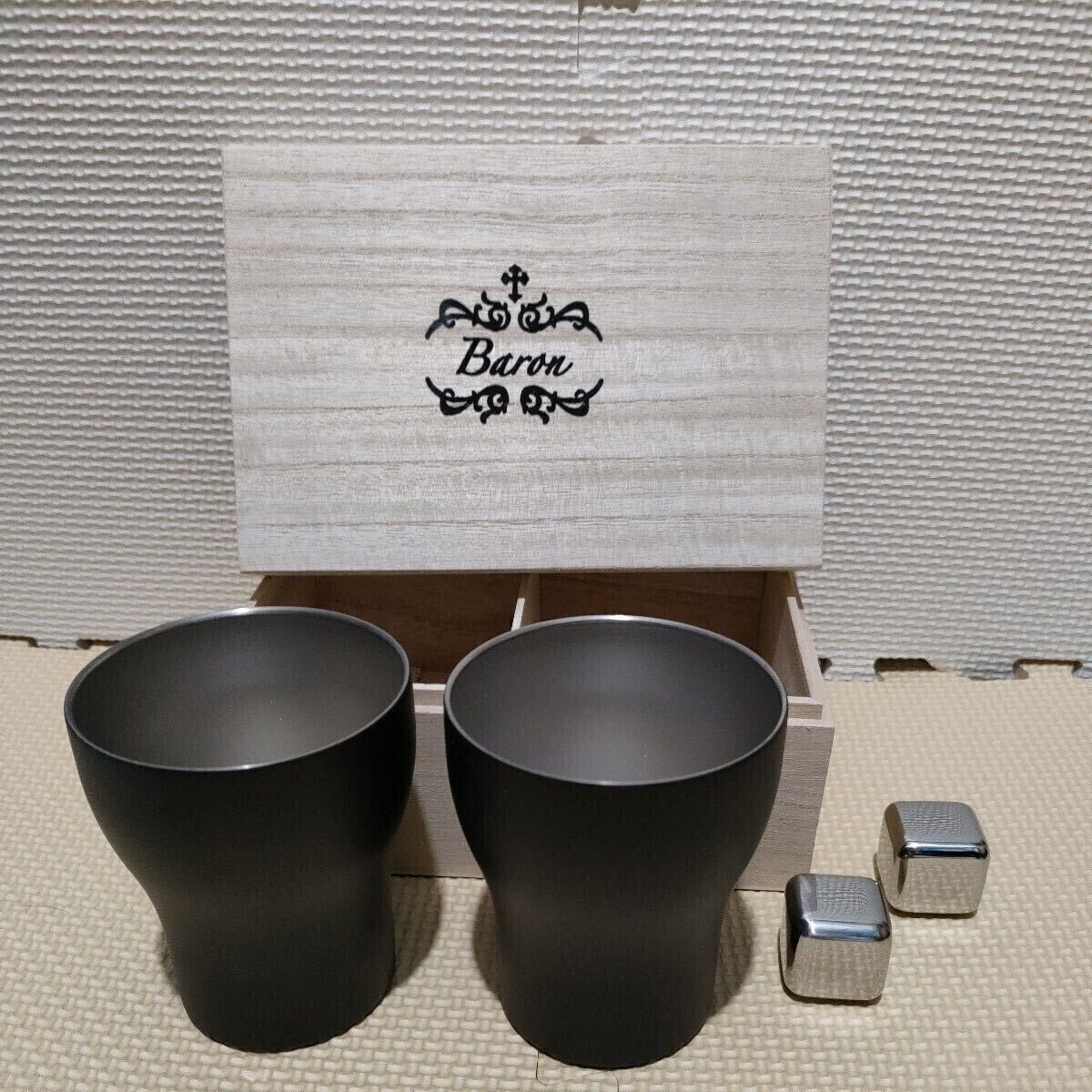 Baron バロン 2層構造 二重構造 コールドカップ ステンレスカップ フローズンメタル セット 未使用品 訳アリ品拍卖
