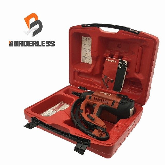 【送料無料☆彡動作未確認ジャンク出品】HILTI ヒルティ ガス式鋲打ち機 GX100 ケース付 ガス式鋲打機 ガスネイラ ガスピン打機 104161拍卖