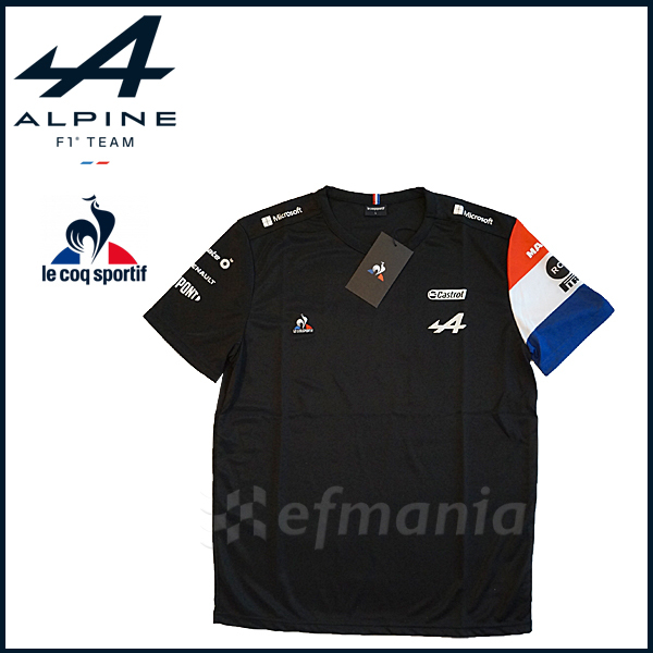 【非売品】 2021 アルピーヌF1チーム 支給品 速乾性Tシャツ L ルコック・スポルティフ 新品★アロンソ 日本GP ルノー拍卖