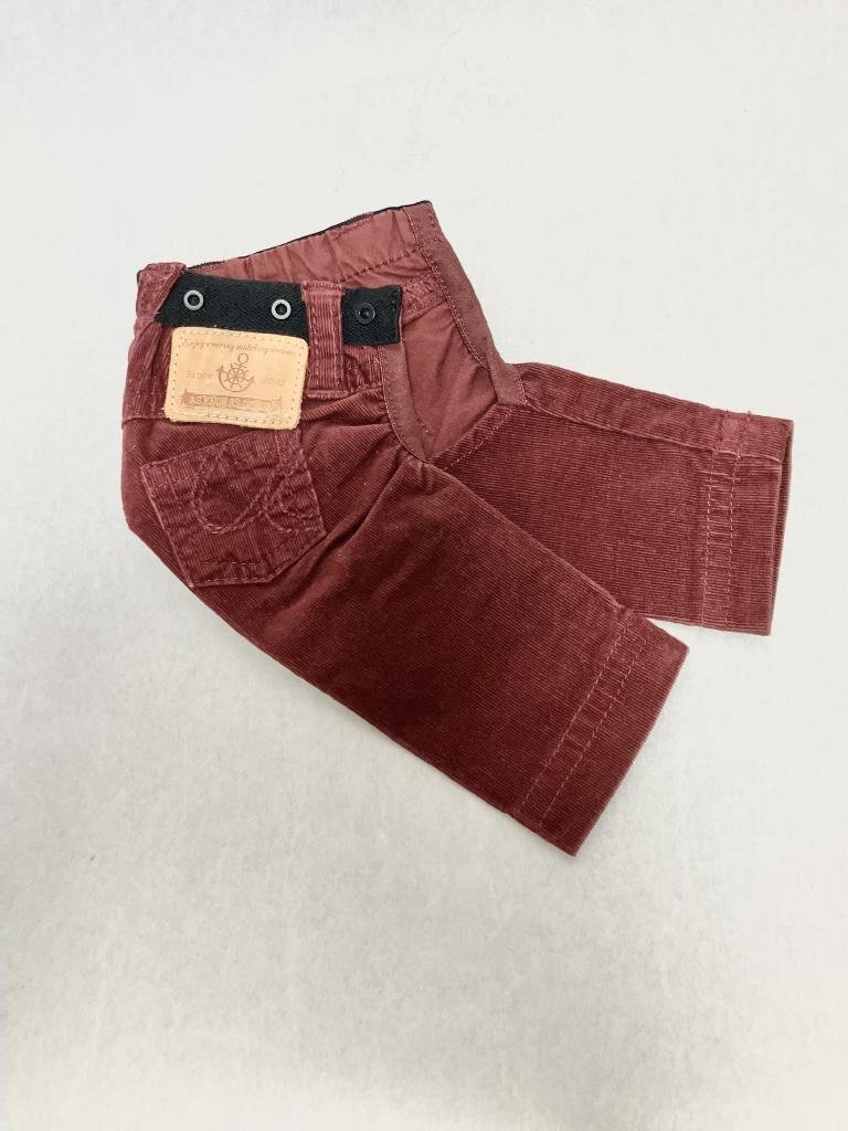 【送料込】As Know As de Wan アズノゥアズデワン パンツ ドッグウエア 犬服 0サイズ ウエスト部分19 美品 お出かけ 6435501拍卖