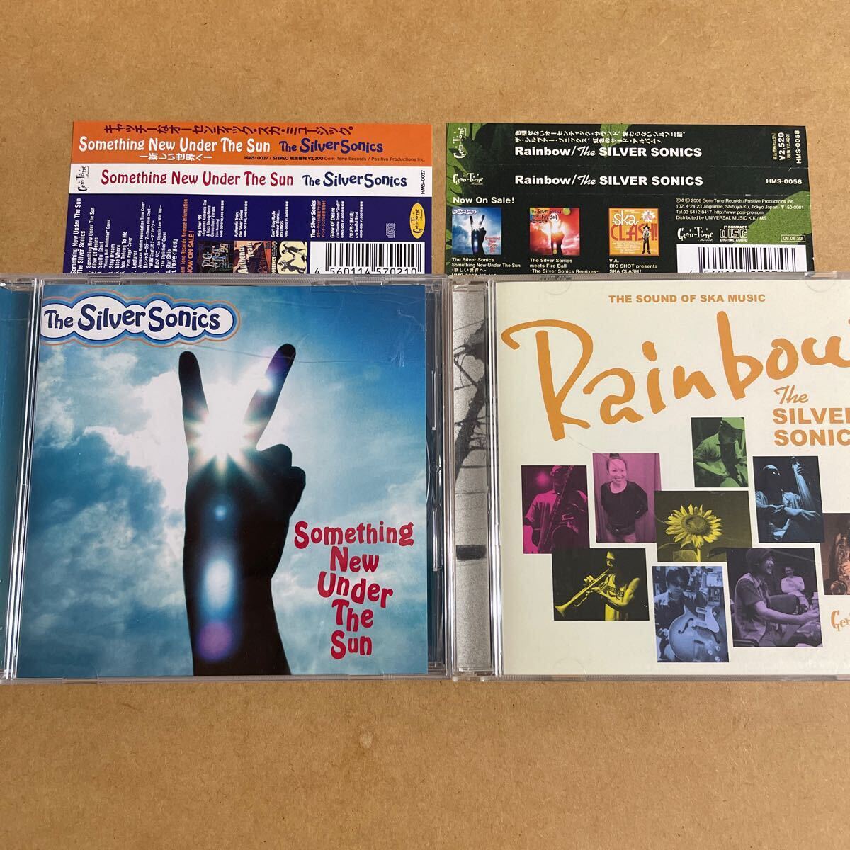 2枚 THE SILVER SONICS/Something New Under The Sun+Rainbow 埼玉スカ SKA 西内徹(ムードメイカーズ,Reggae Disco Rockers,Cool Wise Man)拍卖