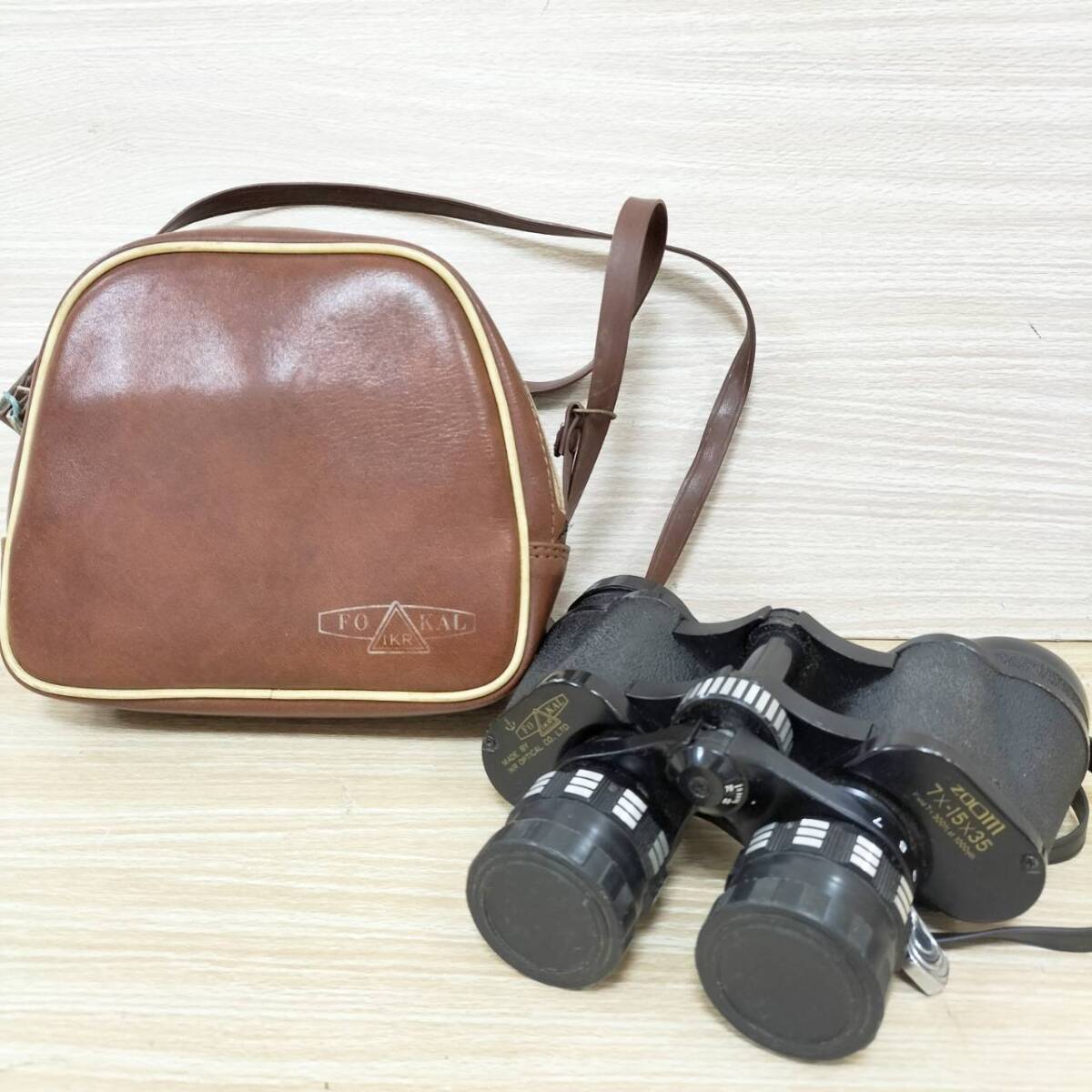 フォーカル FOKAL 双眼鏡 zoom 7×-15×35 Field7×300 R.0680 ケース付き 現状品 景色 バードウォッチング アウトドア 【22624拍卖