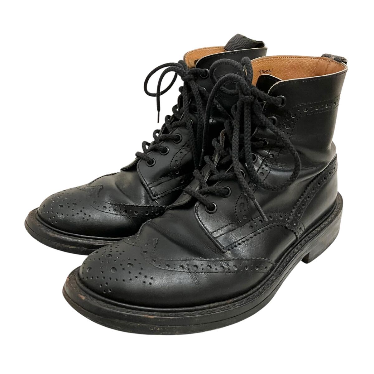 Tricker's トリッカーズ 72508 カントリーブーツ 27cm バートン ブラック メンズ拍卖